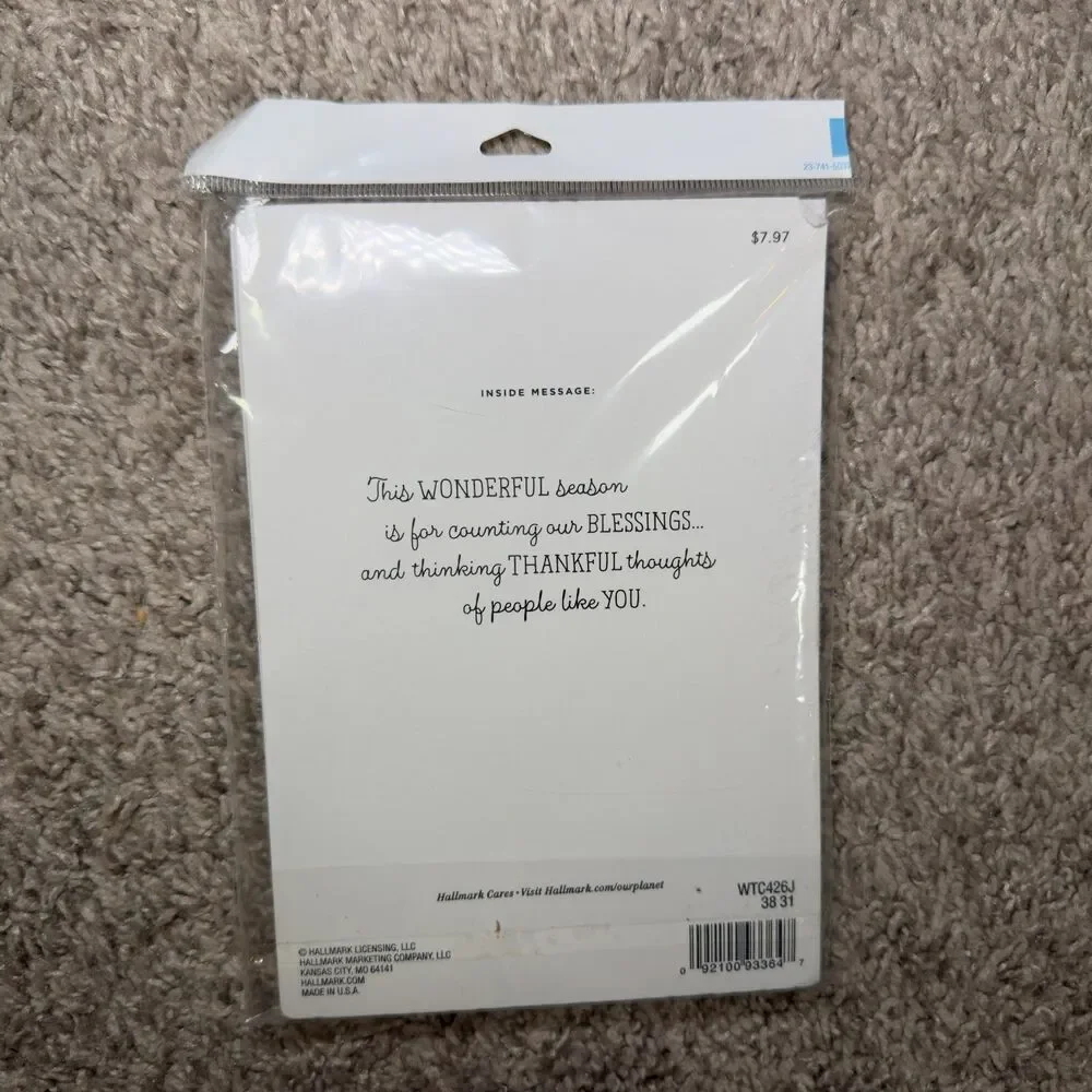 Hallmark Connections Thanksgiving Cards Greetings 10 Cards Holiday NEW SEALED